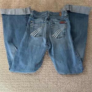 White pocket seven for all mankind dojos